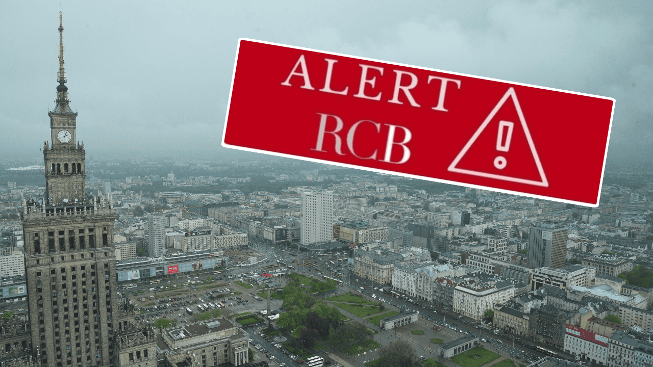 Warszawa, alert RCB