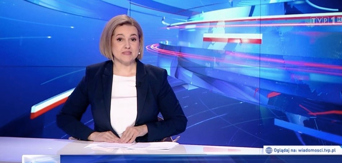 Edyta Lewandowska "Wiadomości" TVP