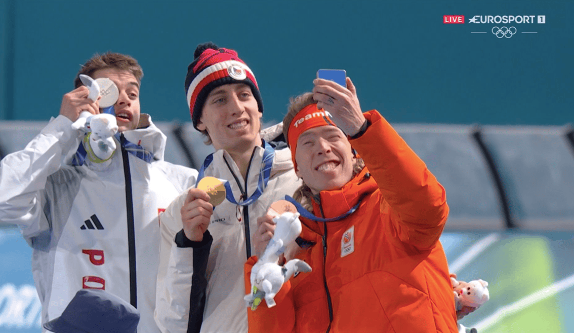 Niebywałe, jak zachował się reprezentant Polski podczas ceremoniii medalowej. Tego jeszcze nie było