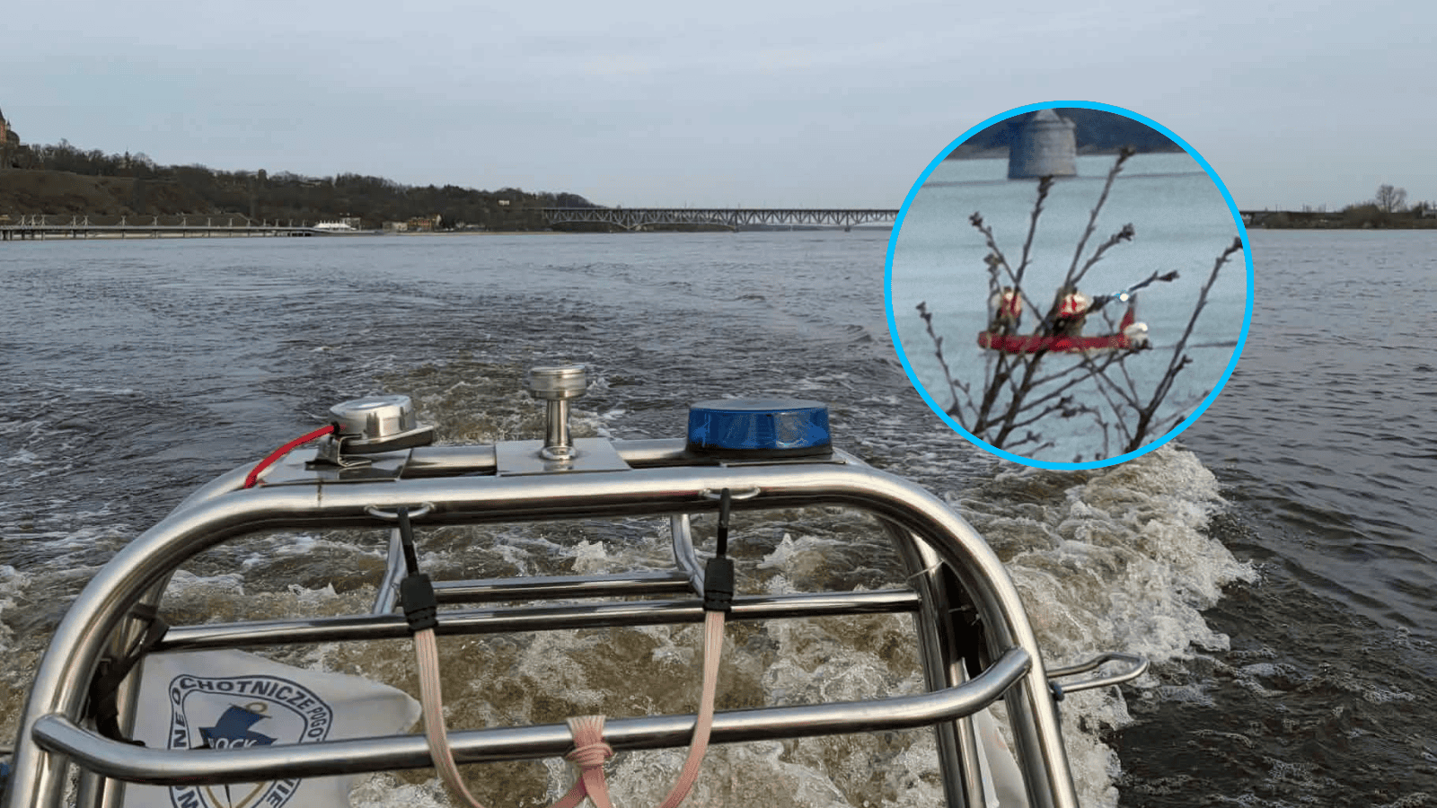 Akcja ratunkowa, fot. WOPR Płock/Facebook