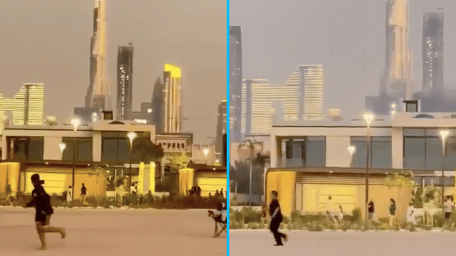 Słupy dymu nad Dubajem. Ewakuacja Burj Khalify w toku