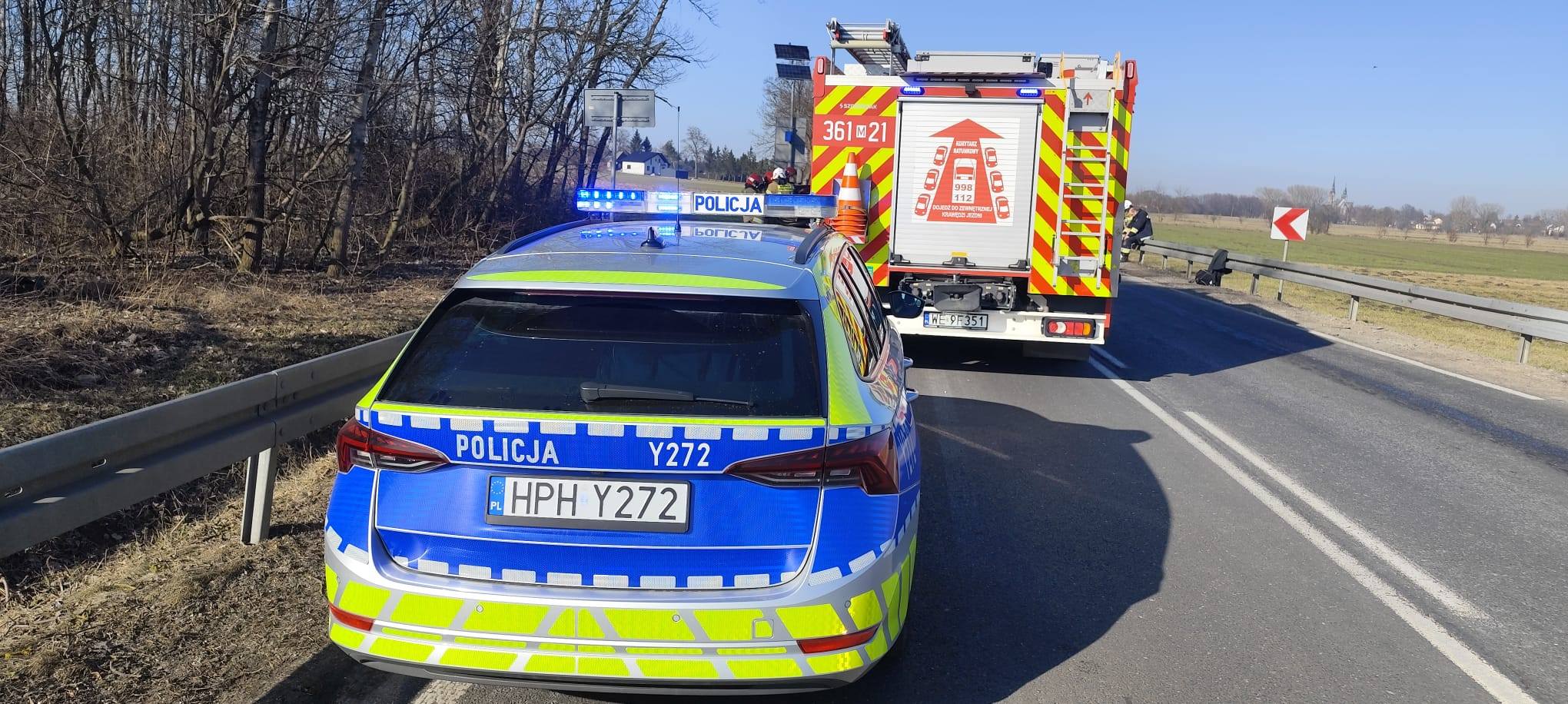 Śmiertelny wypadek na kluczowej drodze. Nie żyje dziecko, droga całkowicie zablokowana