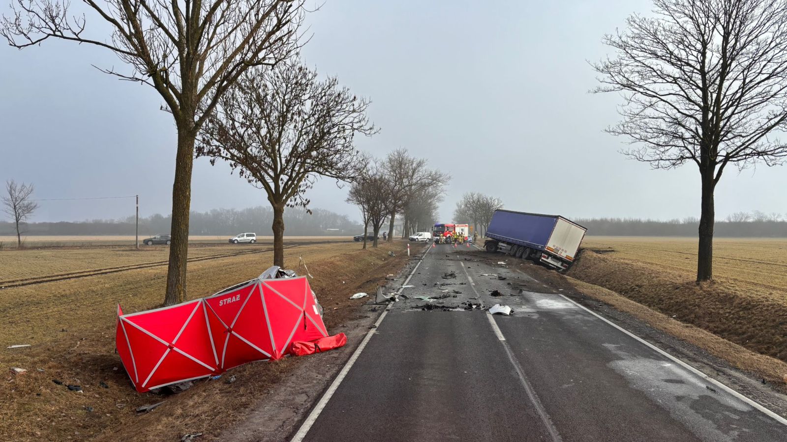 Wypadek na polskiej trasie