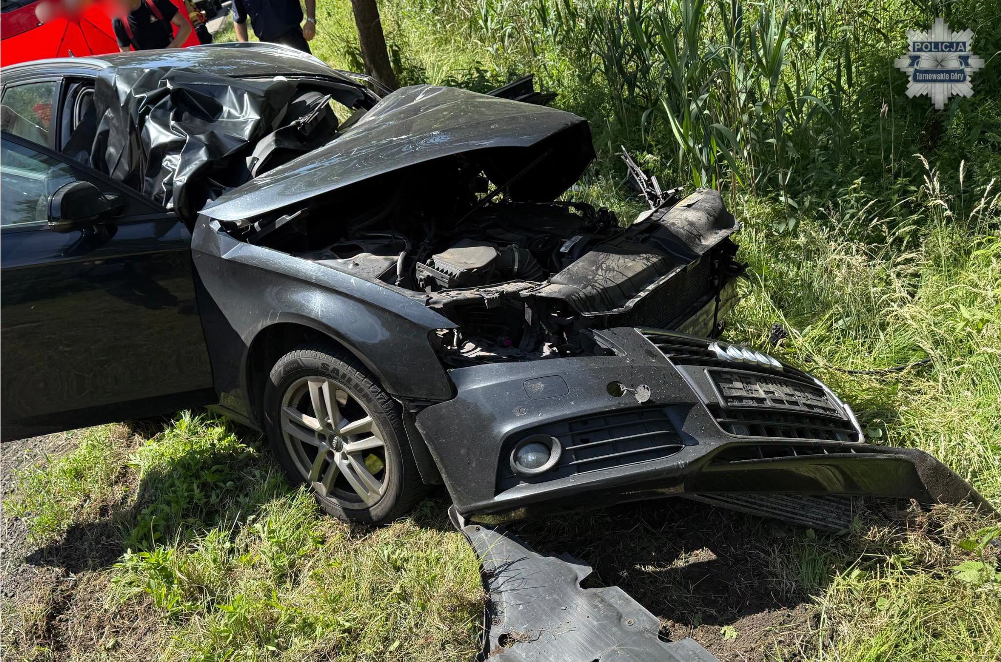 Śląskie: śmiertelny wypadek. W rozbitych autach były dzieci