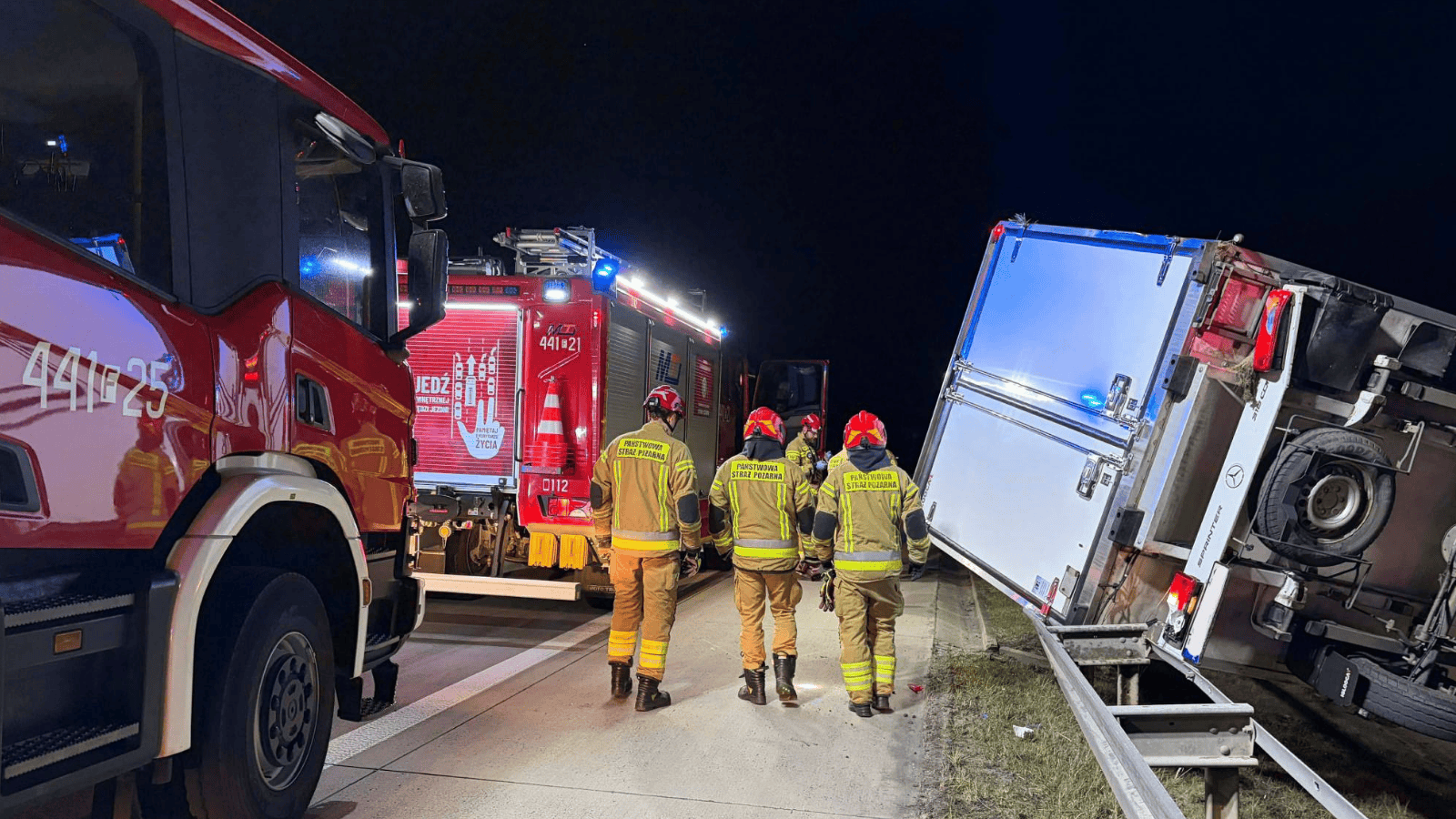 Wypadek, fot. OSP Iłowa/Facebook