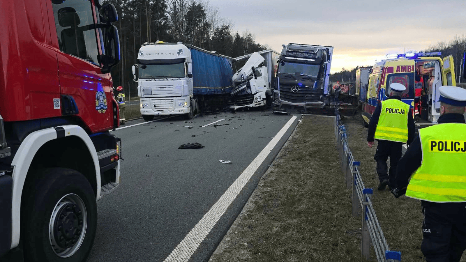 Wypadek, fot. Zawiercie112/X