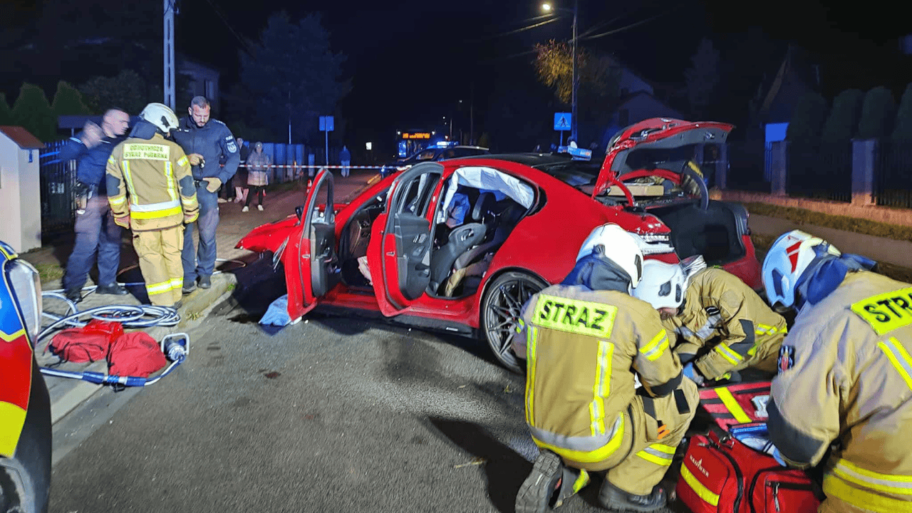 Wypadek, straż pożarna