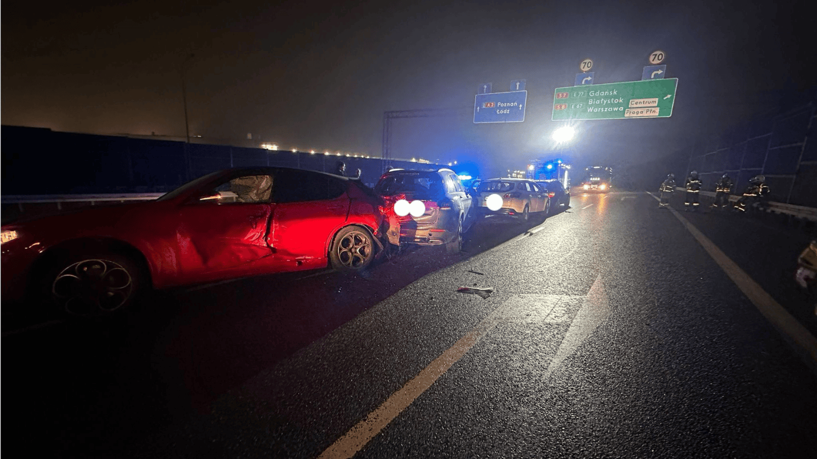 Karambol pod Warszawą. Wśród ofiar małe dzieci