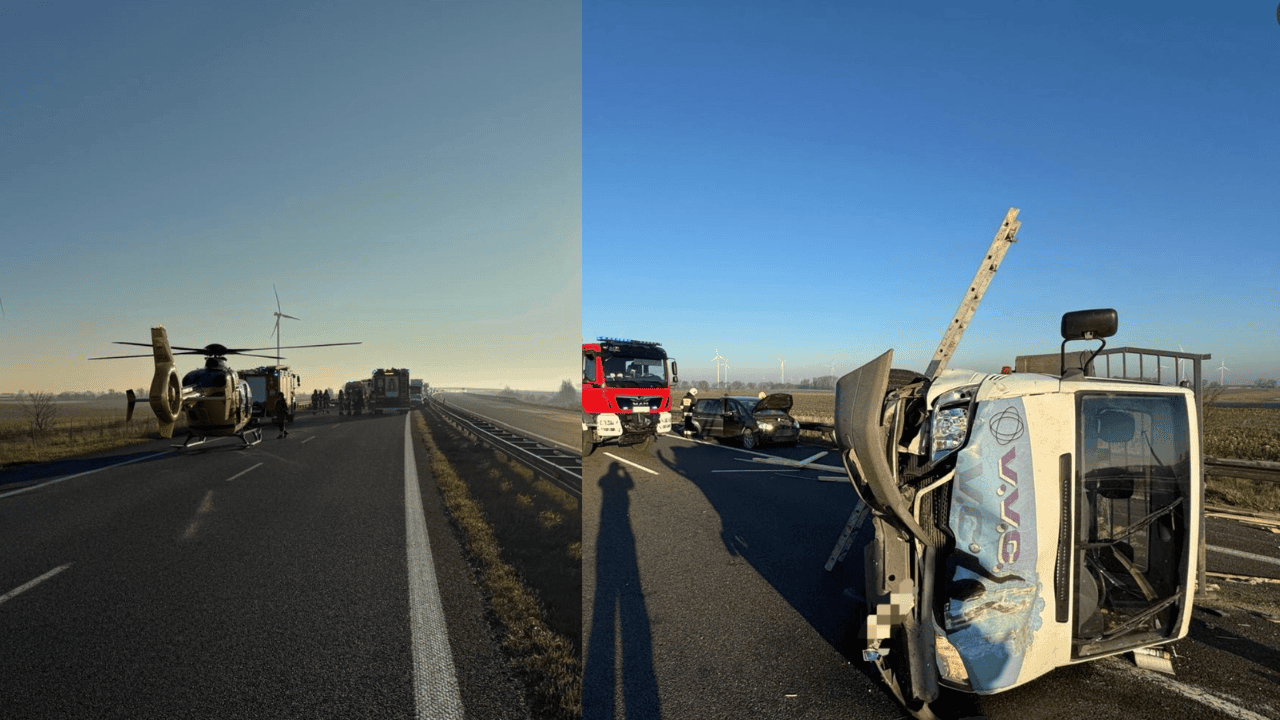 Dramatyczny wypadek, wśród rannych dzieci. Na miejscu lądował śmigłowiec LPR