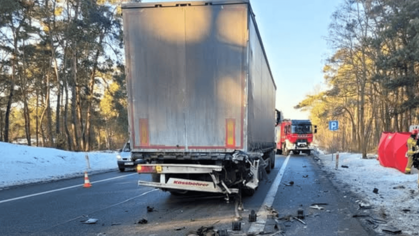 Śmiertelny wypadek na DK91. Trasa nagle zamieniła się w miejsce tragedii