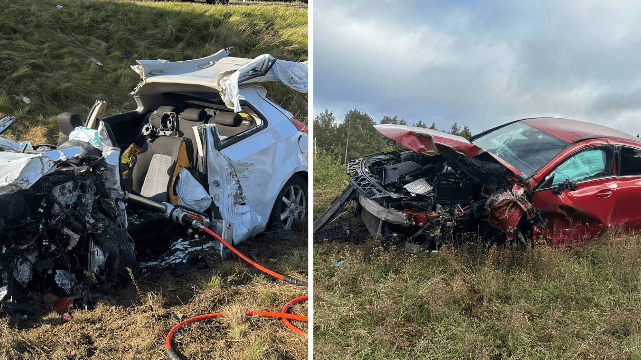 Jedna osoba nie żyje, sześć jest poważnie rannych. Czołowe zderzenie na drodze krajowej