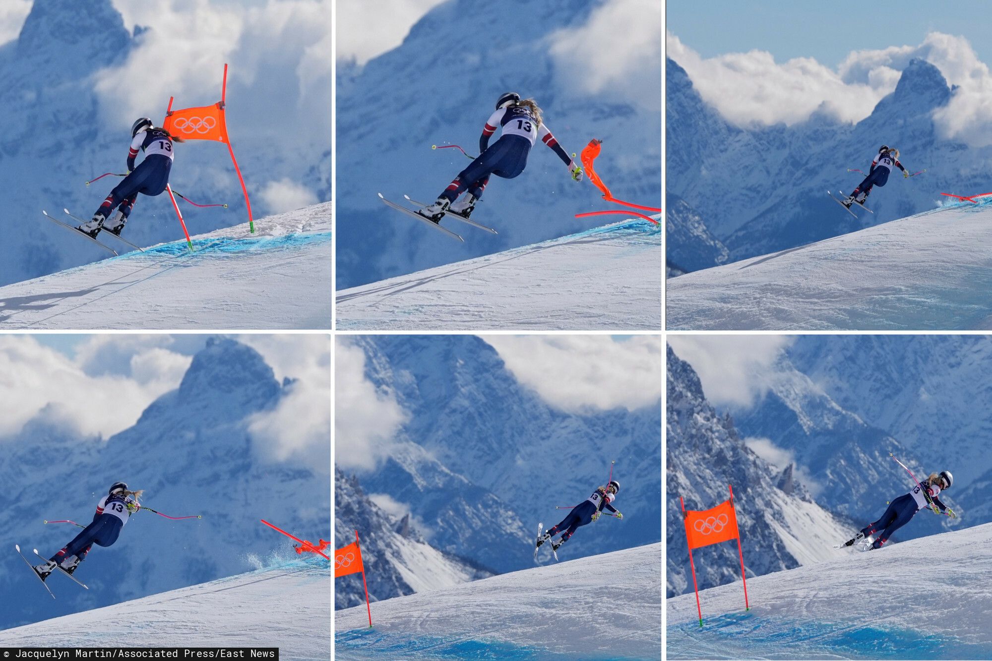 Kolejny dotkliwy wypadek na ZIO. Lądował helikopter, zawodniczka w szpitalu