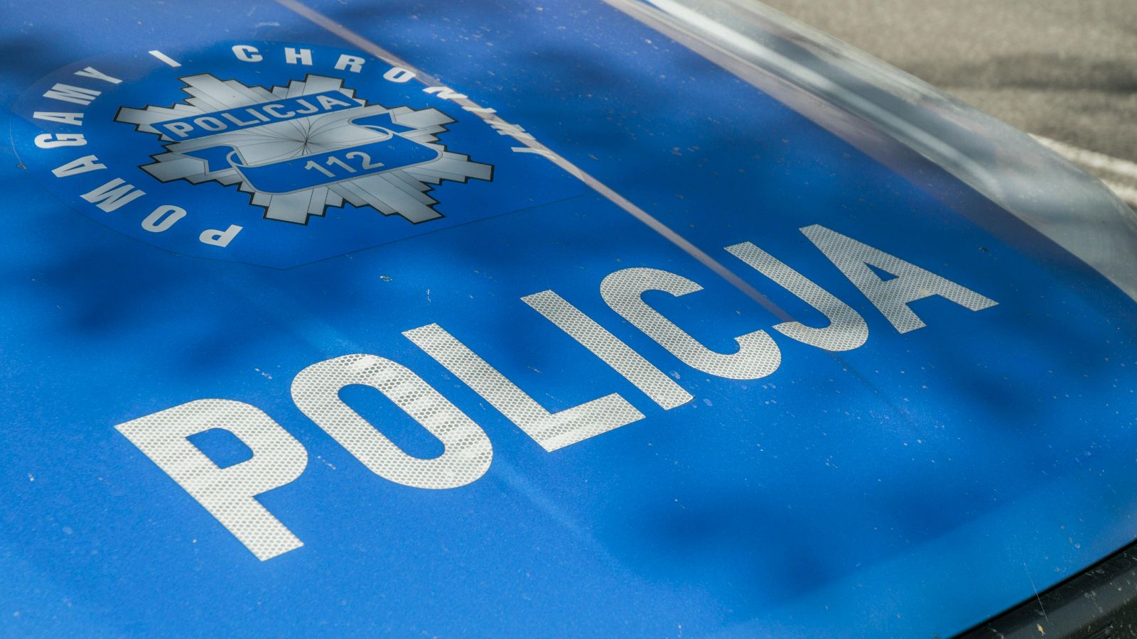wypadek, policja