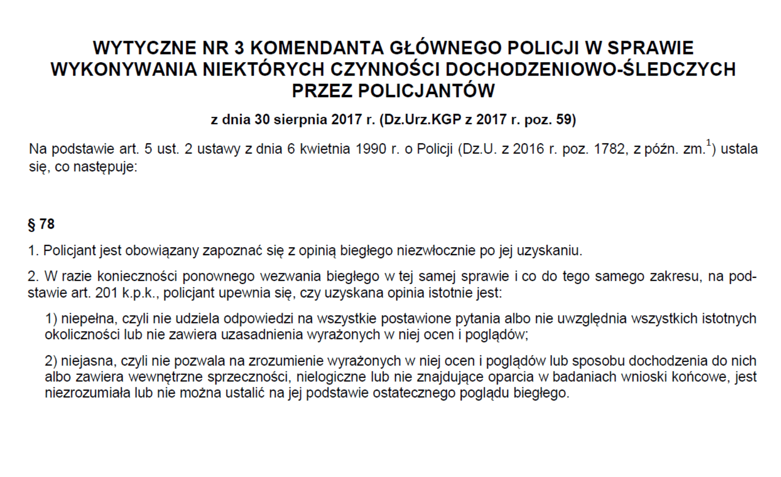 wytyczne komendanta