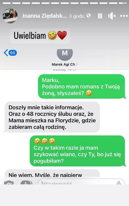 Menadżerka Chylińskiej pokazała SMS-y, fot. Instagram