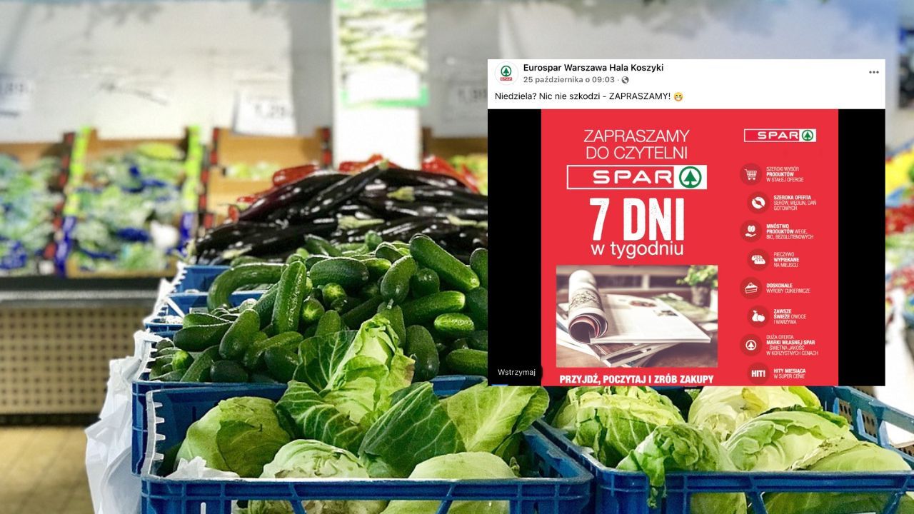 Duży market zaczął omijać zakaz handlu w niedzielę. Klienci są wniebowzięci