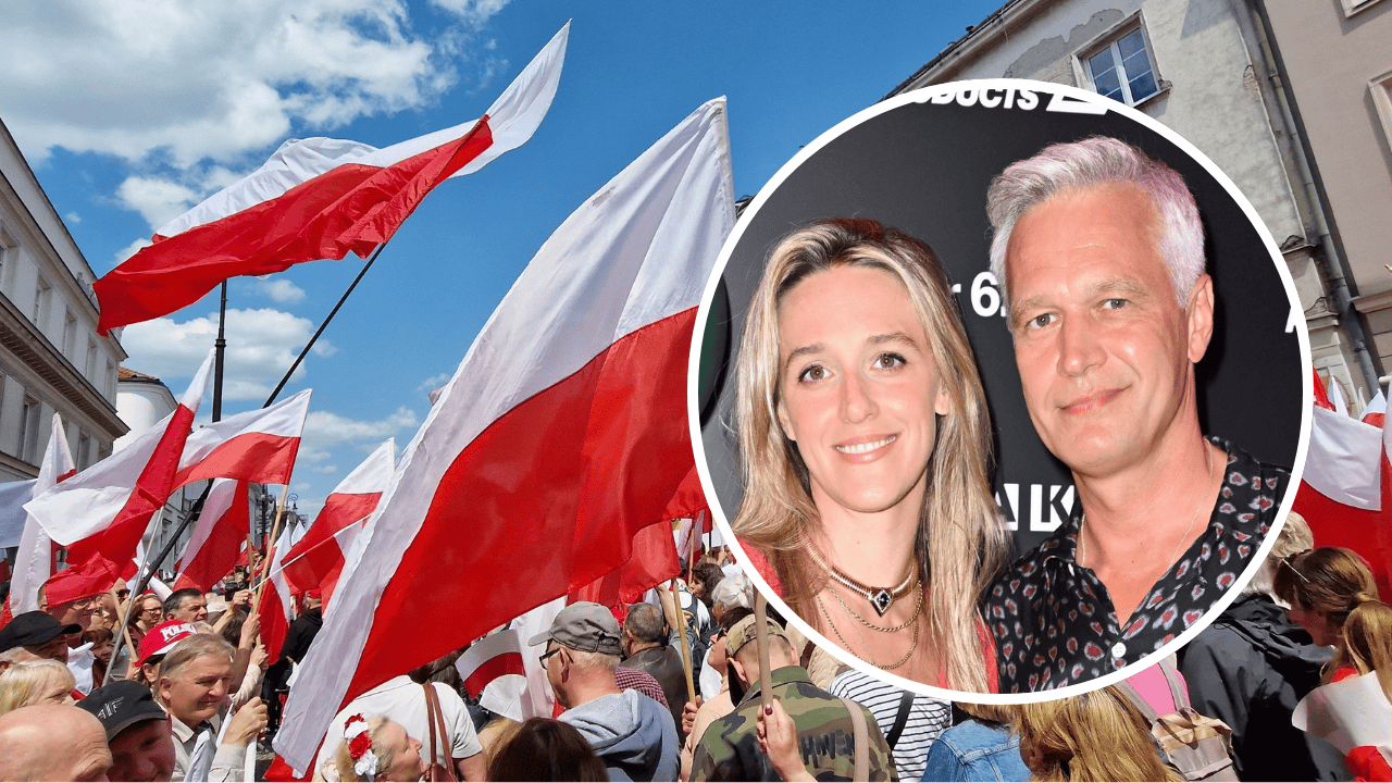 Michał Żebrowski, Aleksandra Żebrowska, marsz