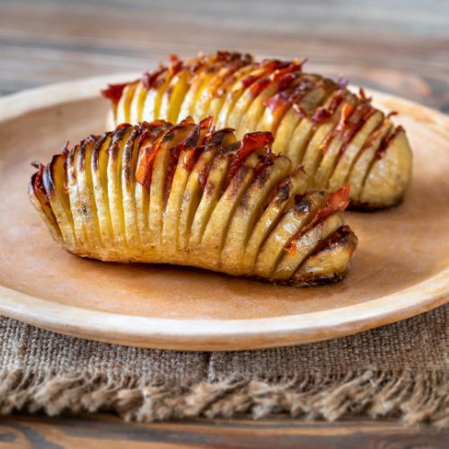 hasselback z dodatkami