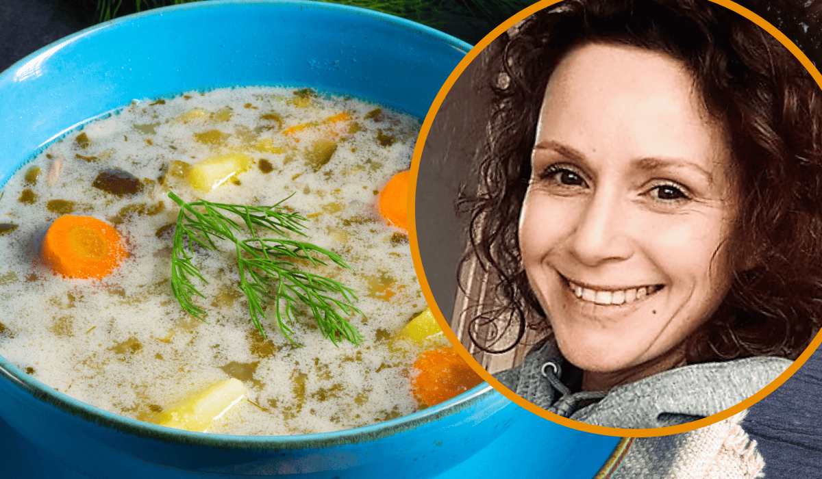 zupa ogórkowa według przepisu Moniki Mrozowskiej