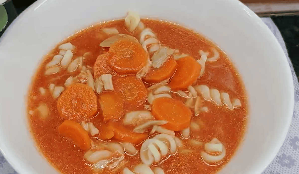 Zupa pomidorowa na wieprzowinie